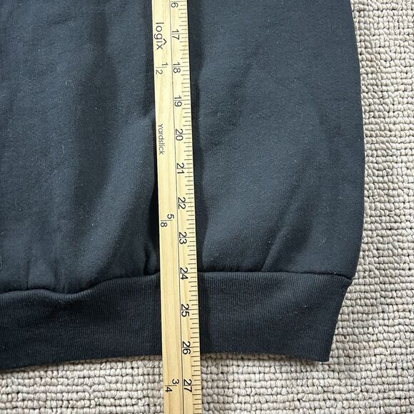 Vintage Screen Classic Blank Crewneck Mens Large Black Essentials USA 90s - Picture 7 of 9